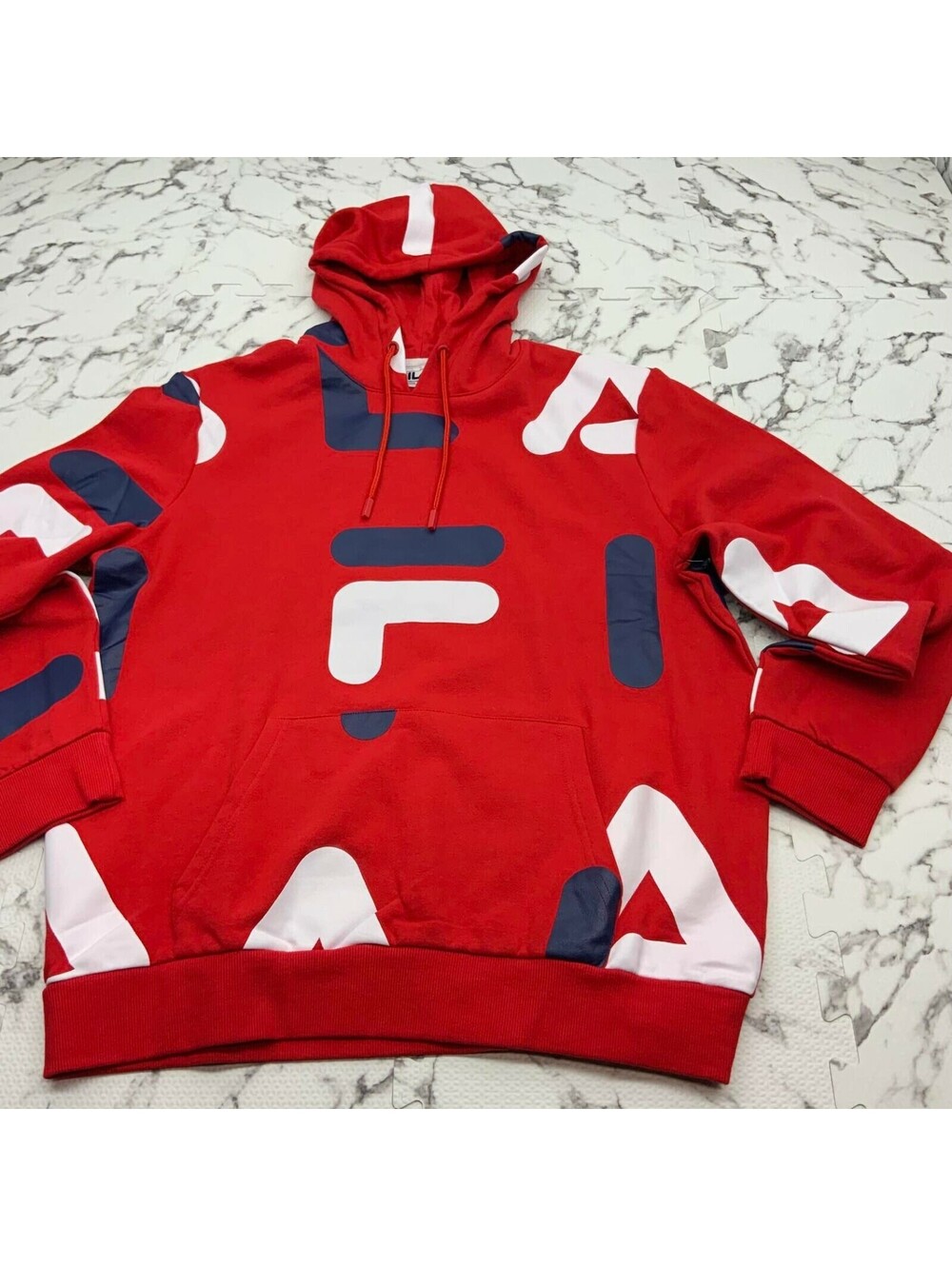 Men's Fila Red | Navy | White Vittorio Hoodie